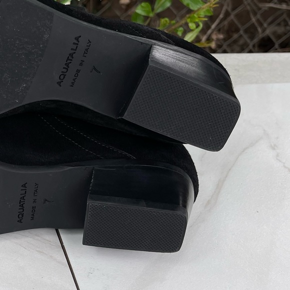 AQUATALIA FLOELLA Black Suede
Waterproof Ankle Boots Size 7 - Picture 4 of 10